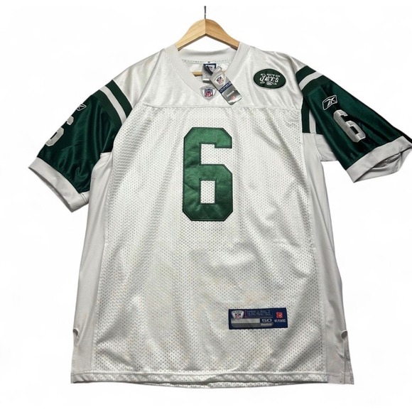 Reebok Other - New York Jets Mark Sanchez Reebok NFL Jersey White Green Stitched Size 50 NEW
